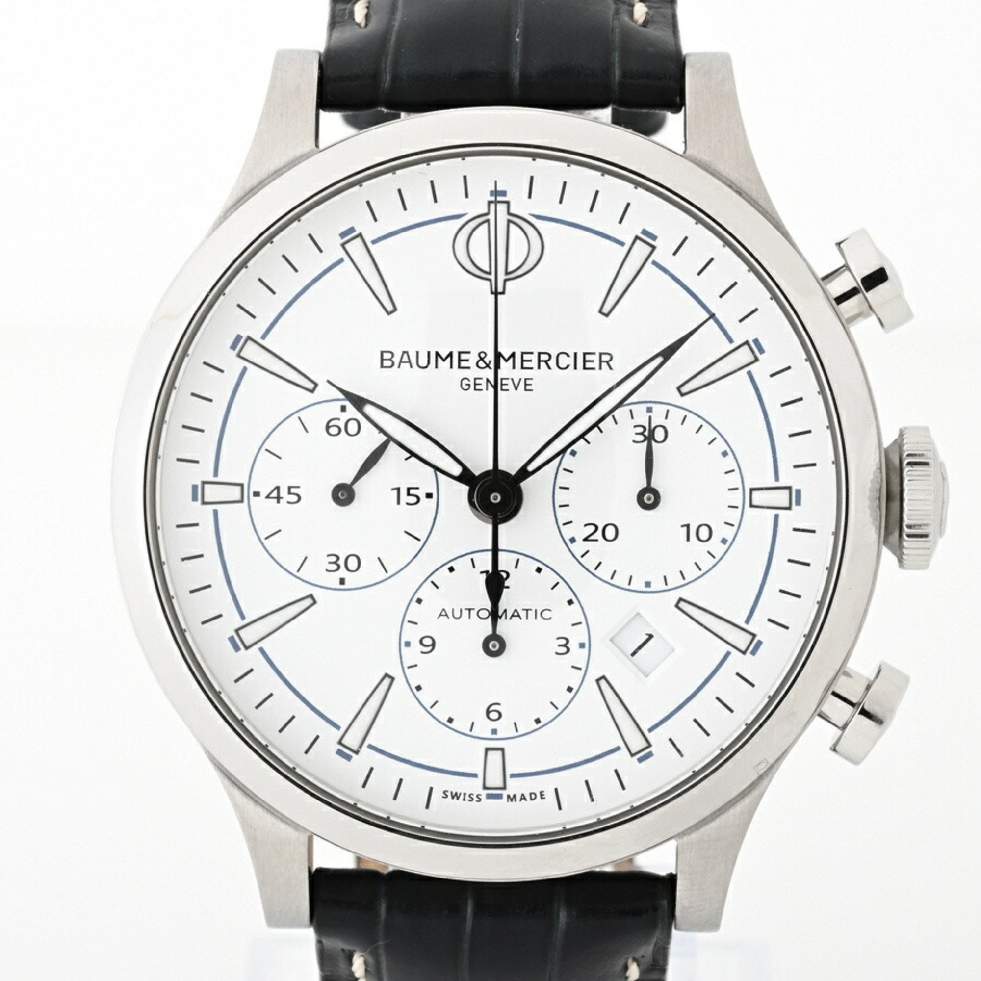 Baume & Mercier Capeland 50th Anniversary of Japan's Landing Model M0A10437 White Automatic Watch A-156739