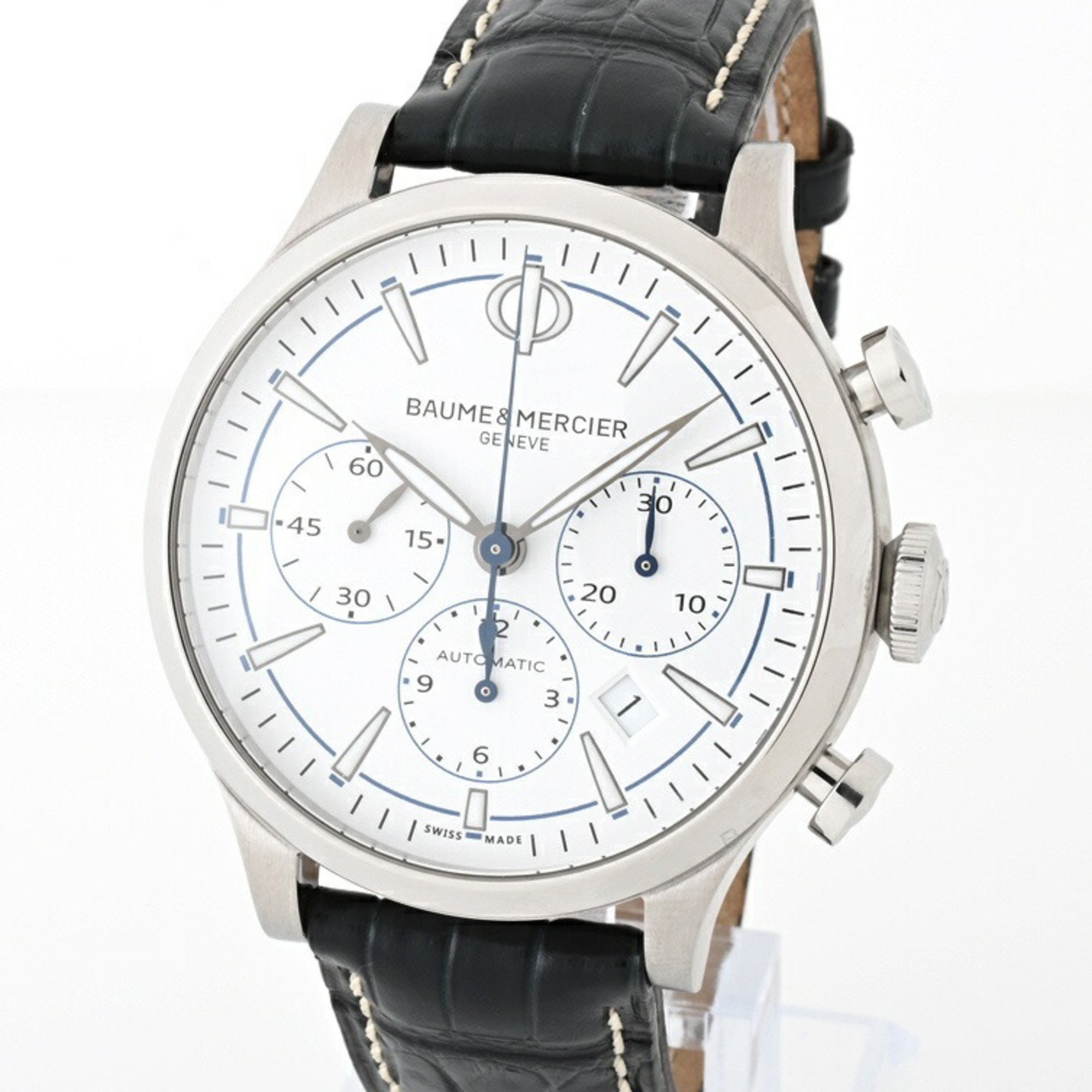 Baume & Mercier Capeland 50th Anniversary of Japan's Landing Model M0A10437 White Automatic Watch A-156739