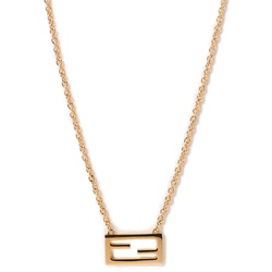 FENDI Forever Fendi Necklace 8AH591 Metal Gold S-156454