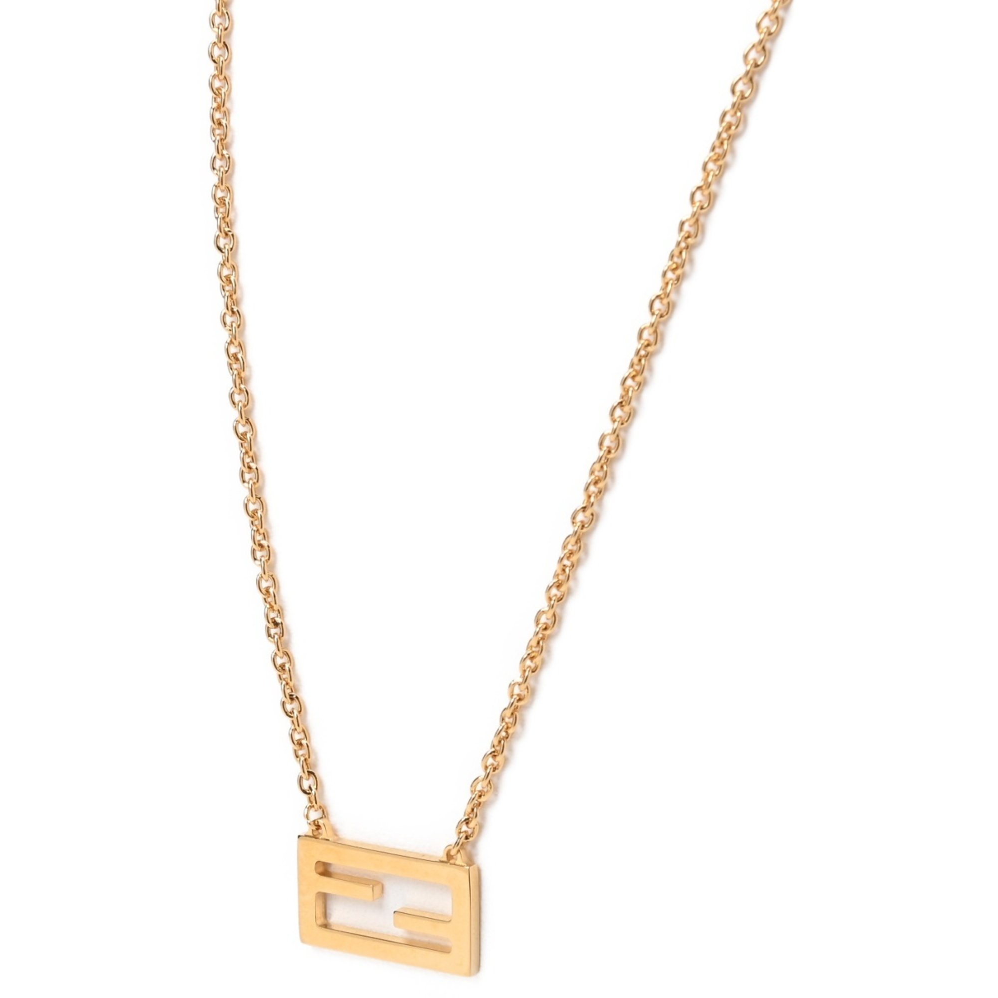 FENDI Forever Fendi Necklace 8AH591 Metal Gold S-156454