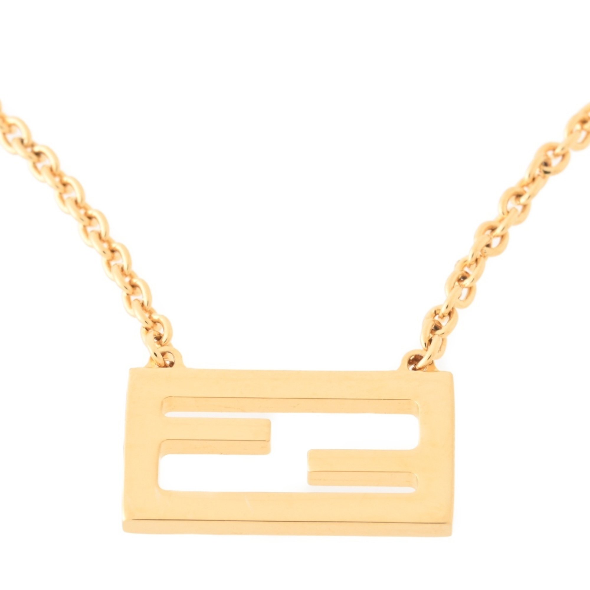 FENDI Forever Fendi Necklace 8AH591 Metal Gold S-156454