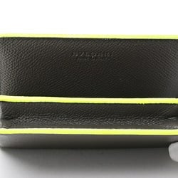 BVLGARI x Fragment Design FRGMT Card Case Business Holder Leather Gray Yellow S-156702