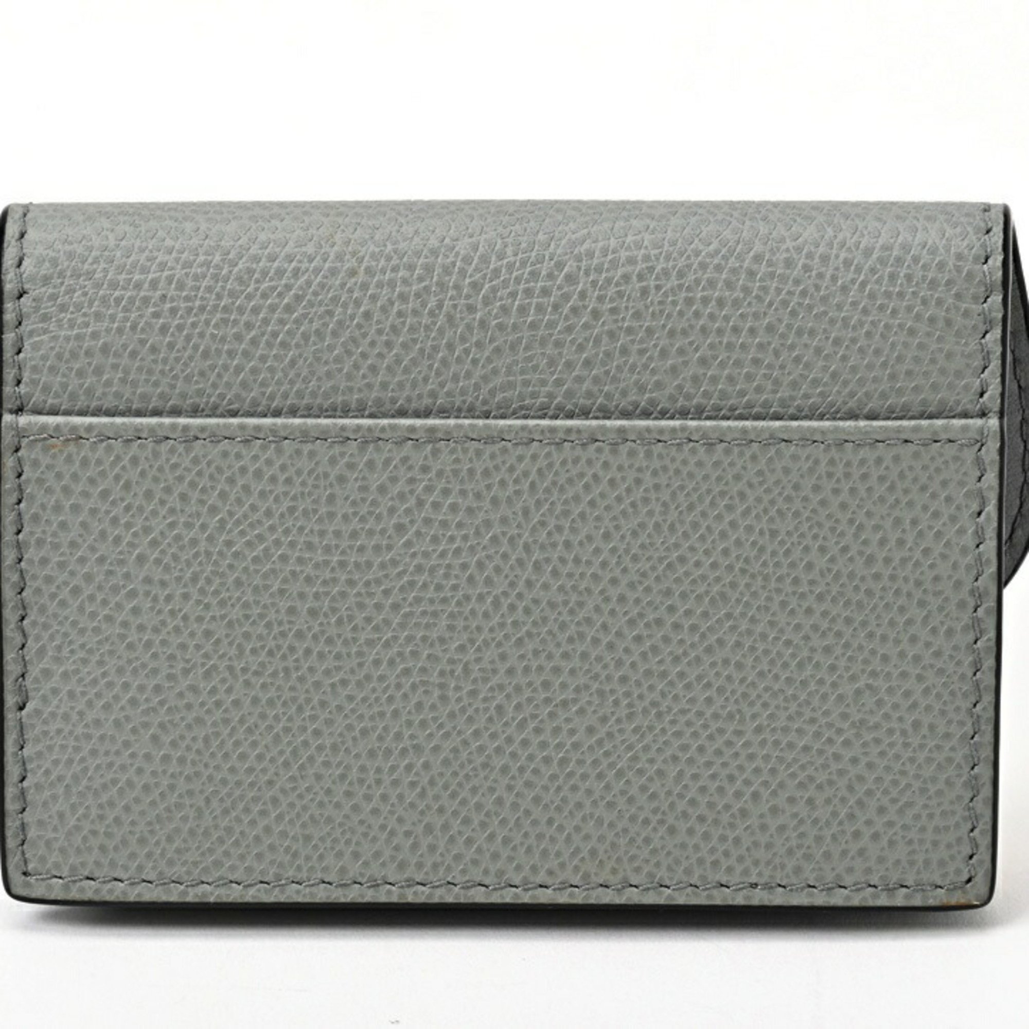 Dior Saddle Bloom Card Holder Case S5611CBAA Grained Calfskin Grey S-156705