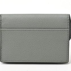 Dior Saddle Bloom Card Holder Case S5611CBAA Grained Calfskin Grey S-156705