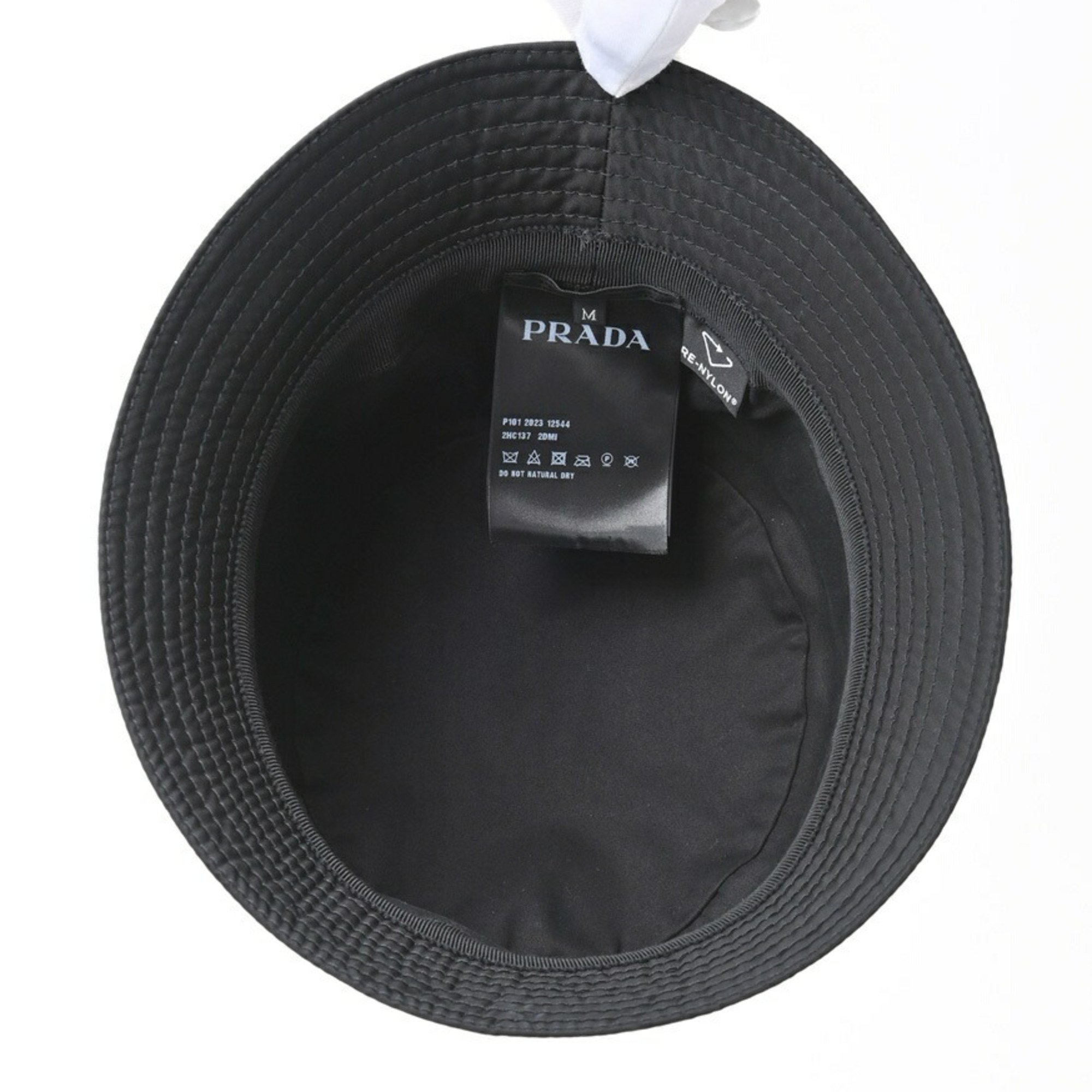 PRADA Re-Nylon Triangle Bucket Hat 2HC137 Nylon # M S-156609