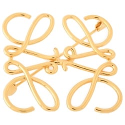 LOEWE Anagram Brooch 111.25.020 Gold S-156506