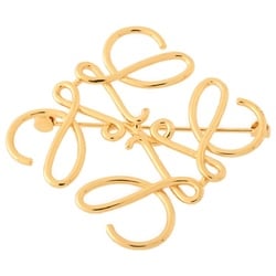 LOEWE Anagram Brooch 111.25.020 Gold S-156506