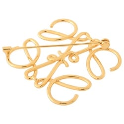 LOEWE Anagram Brooch 111.25.020 Gold S-156506