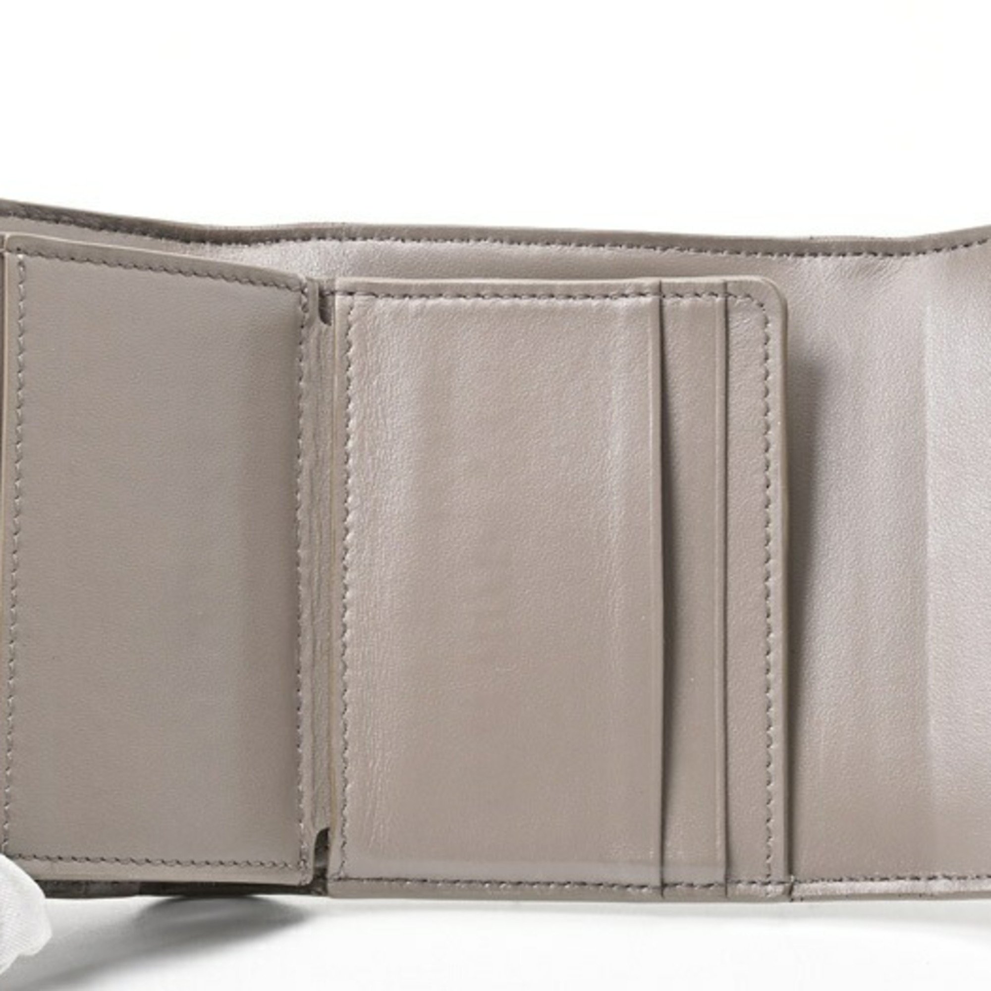 CELINE Small Trifold Wallet 10B573BEL.10BL Pebble (Greige) S-156700