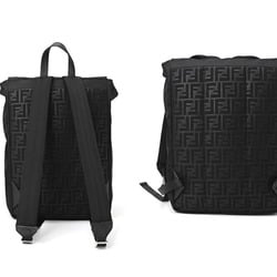 FENDI Fendines Backpack 7VZ066 Nylon Black S-156783