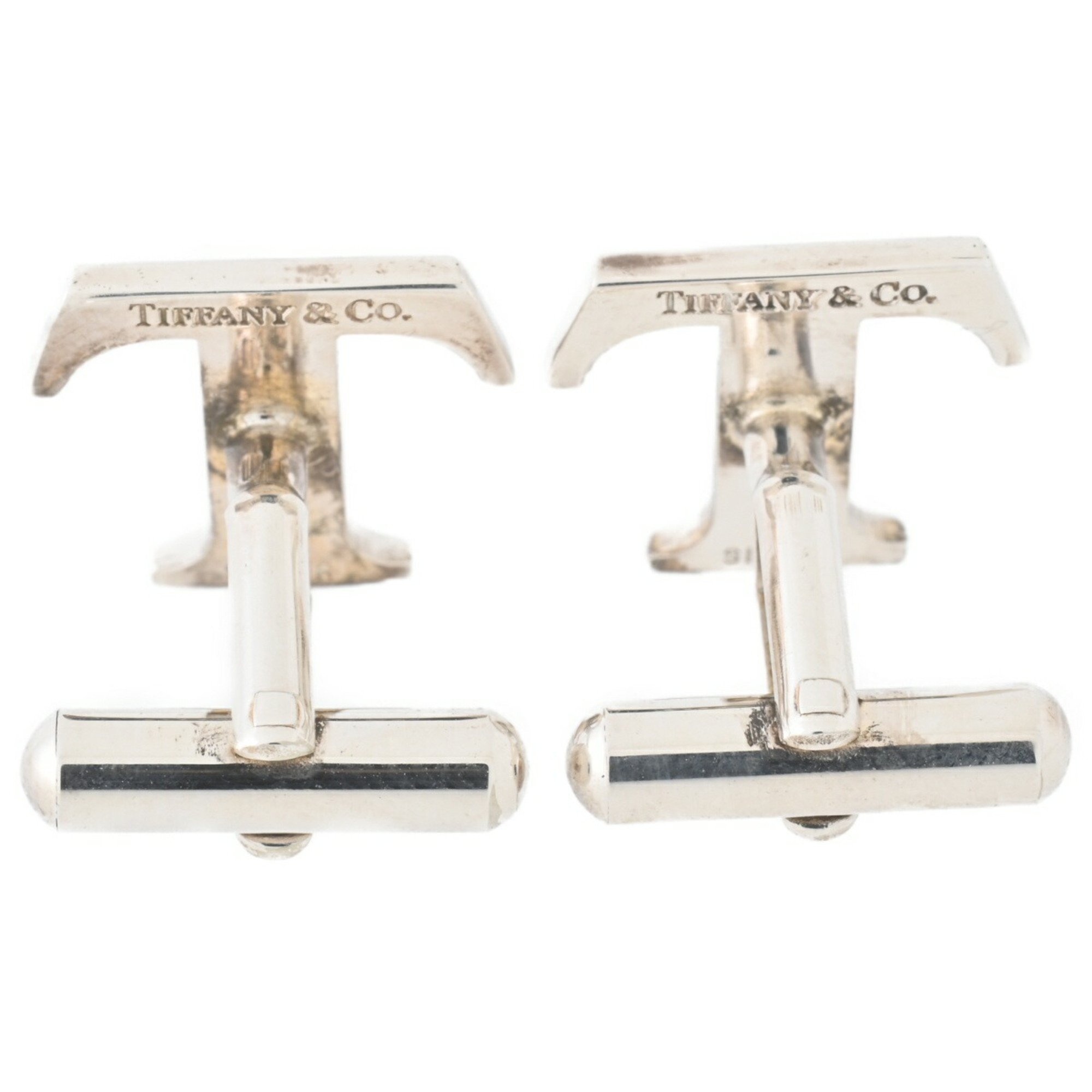 Tiffany TIFFANY Cufflinks Sv.925 TOYOTA Collaboration Alphabet "T" A-156436