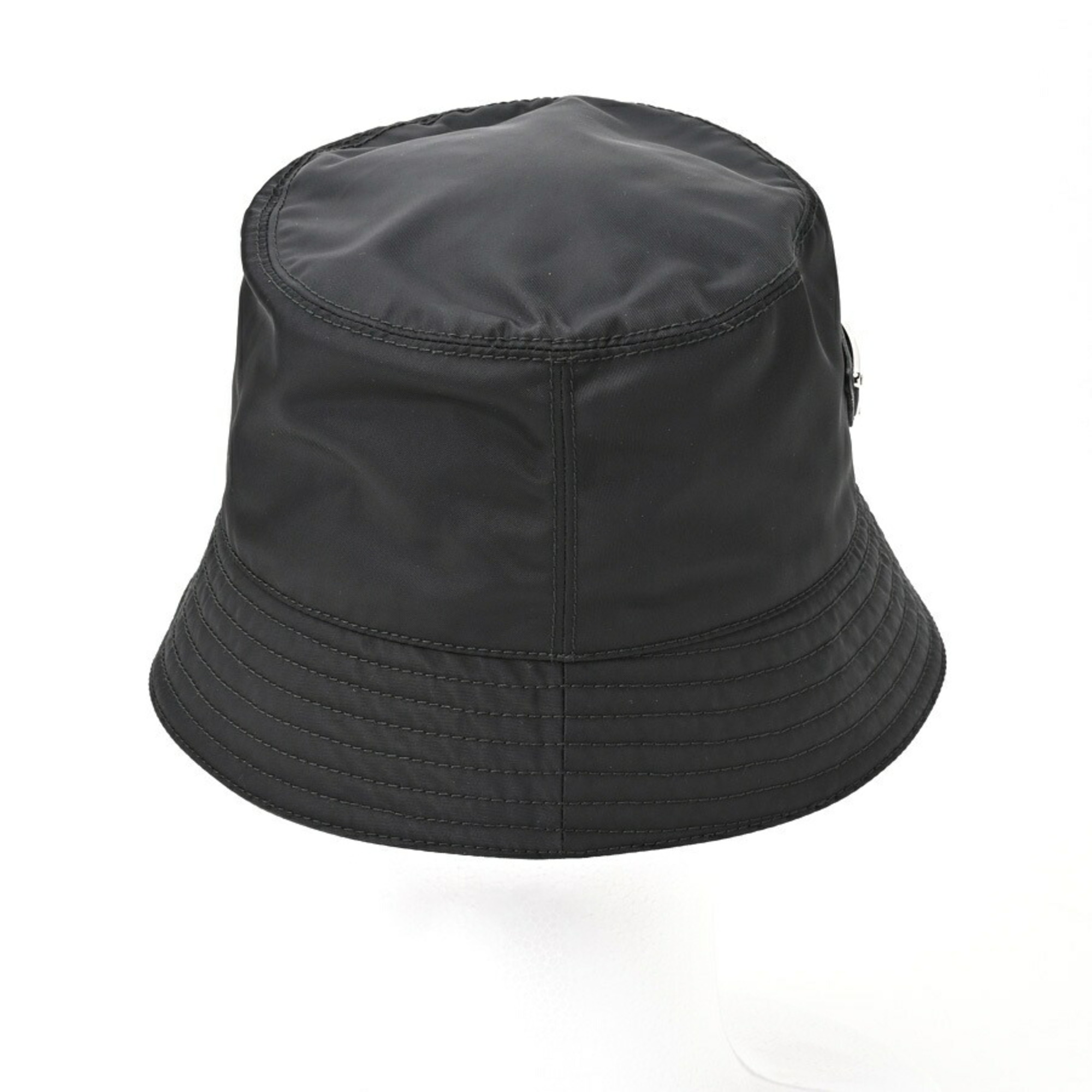 PRADA Re-Nylon Triangle Bucket Hat 1HC137 Nylon # M S-156666