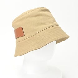 LOEWE Bucket Hat K820HB1X19 Canvas Calf Sand Tan #59 S-156699