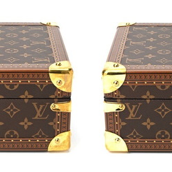 Louis Vuitton LOUIS VUITTON Coffret Tresor 24 Case Trunk M47023 Monogram Red S-156742