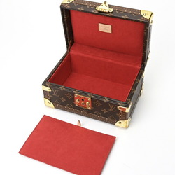 Louis Vuitton LOUIS VUITTON Coffret Tresor 24 Case Trunk M47023 Monogram Red S-156742