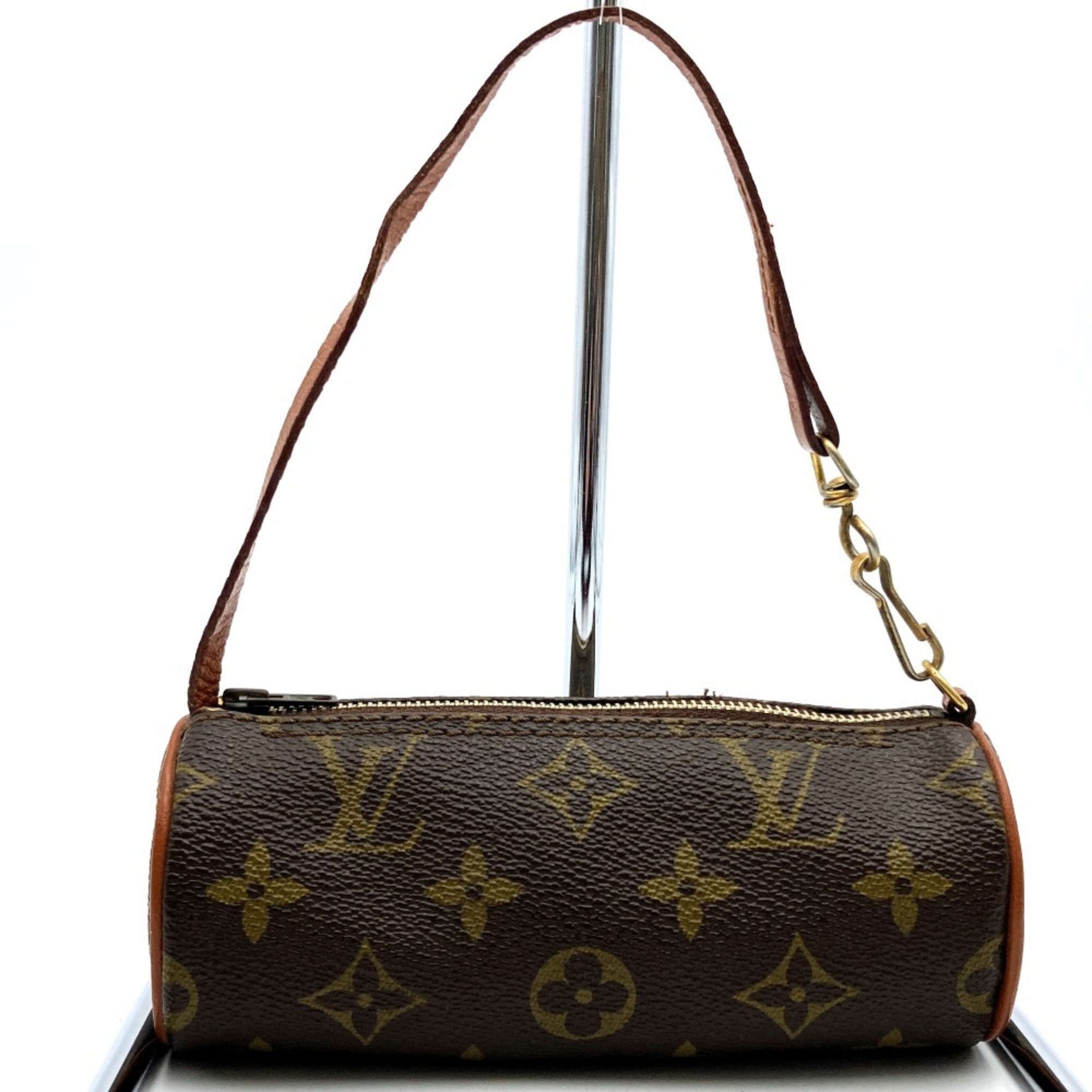 LOUIS VUITTON Louis Vuitton Papillon (old) pouch only bag brown monogram canvas ladies