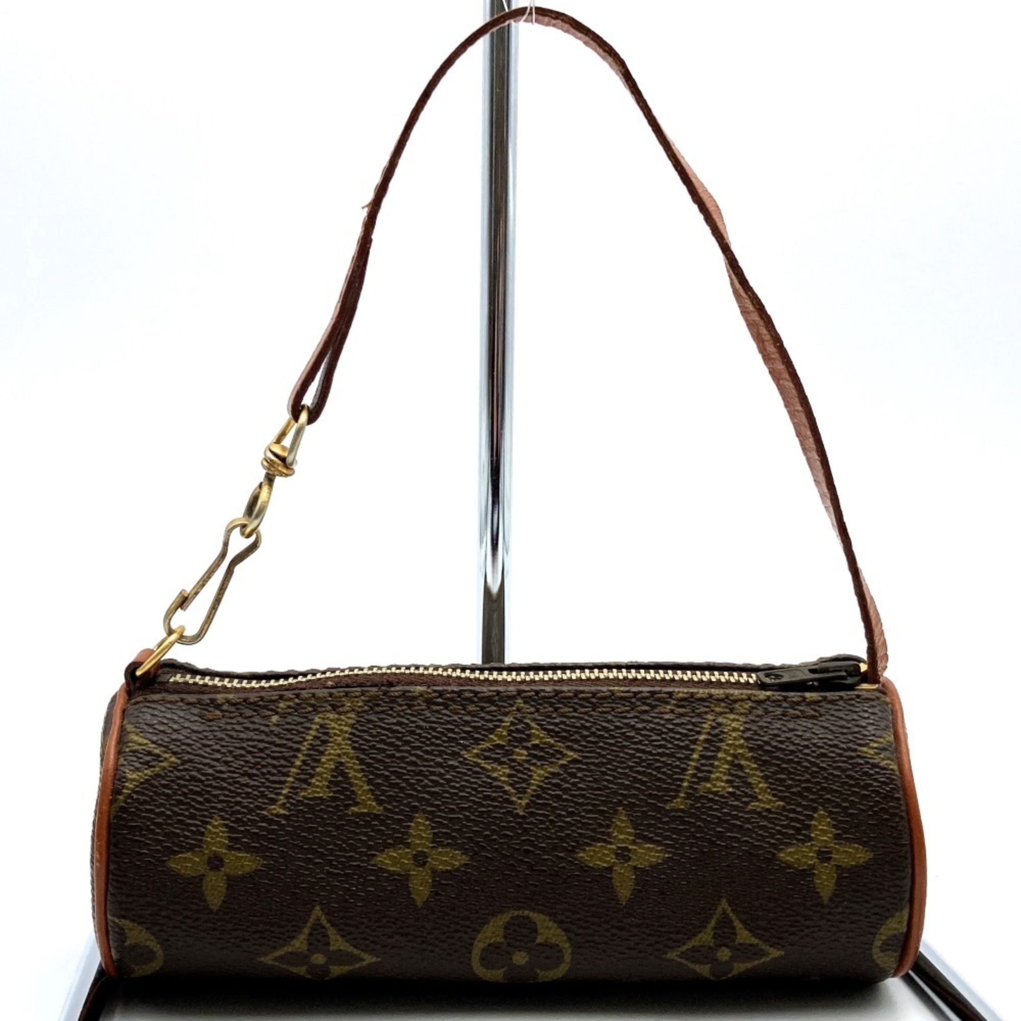 LOUIS VUITTON Louis Vuitton Papillon (old) pouch only bag brown monogram canvas ladies