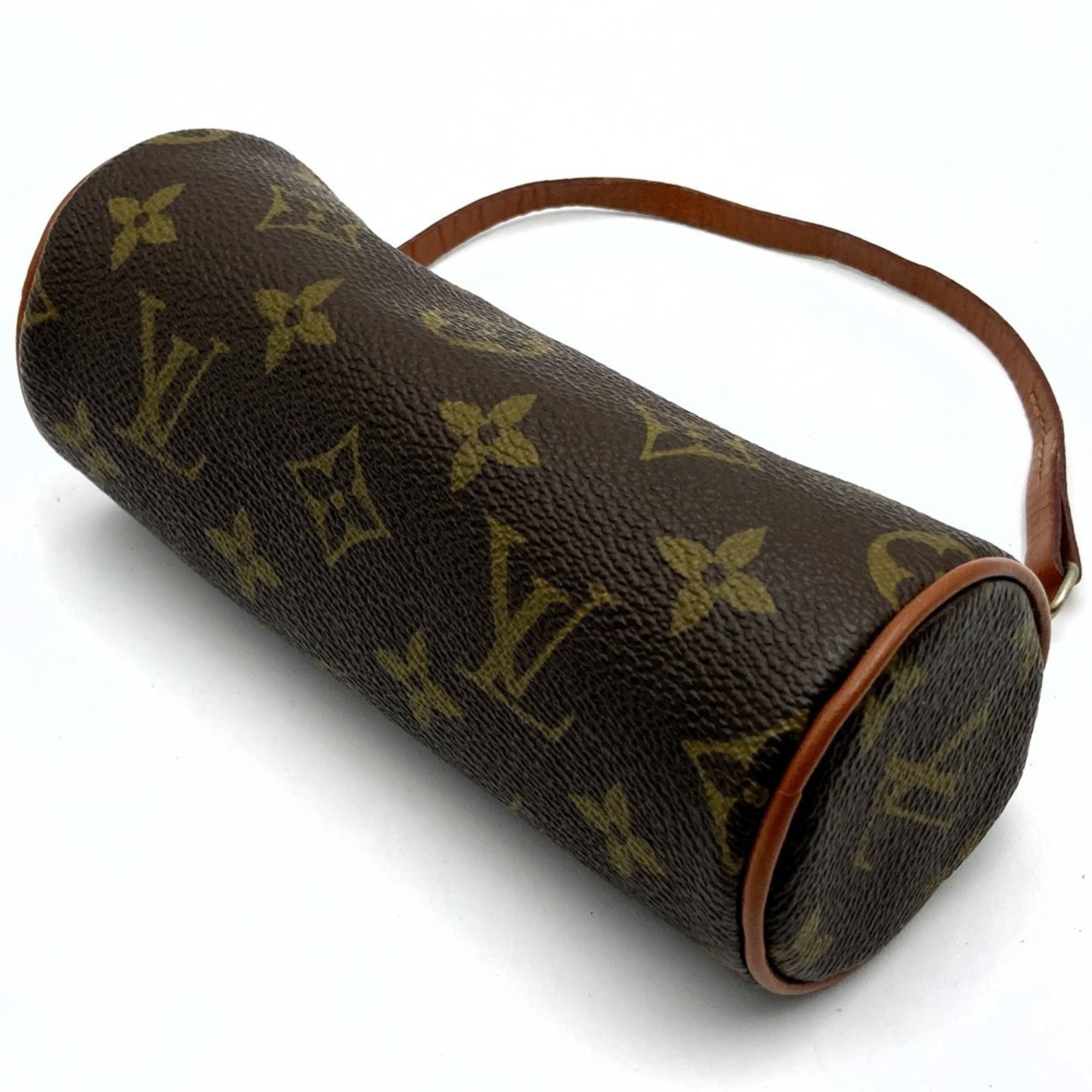 LOUIS VUITTON Louis Vuitton Papillon (old) pouch only bag brown monogram canvas ladies