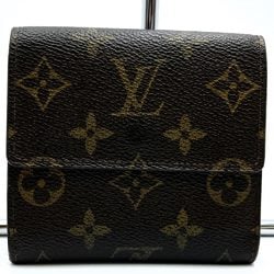 LOUIS VUITTON M61654 Portefeuille Elise Bi-fold Wallet Brown Monogram Canvas Men's Women's