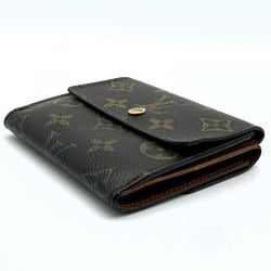 LOUIS VUITTON M61654 Portefeuille Elise Bi-fold Wallet Brown Monogram Canvas Men's Women's