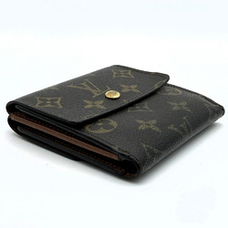 LOUIS VUITTON M61654 Portefeuille Elise Bi-fold Wallet Brown Monogram Canvas Men's Women's