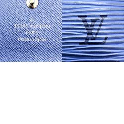 LOUIS VUITTON Louis Vuitton Portefeuille Sarah M60324 Long Wallet Navy Epi Leather Men's Women's CA0074