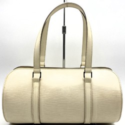 LOUIS VUITTON M5286J Epi Suffro Shoulder Bag Handbag Horizontal White Leather Women's