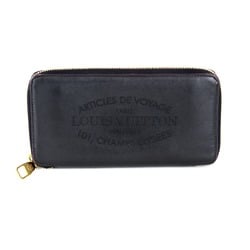 LOUIS VUITTON Louis Vuitton Portefeuille Iena Zippy Wallet M58281 Leather Black Women's