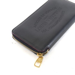 LOUIS VUITTON Louis Vuitton Portefeuille Iena Zippy Wallet M58281 Leather Black Women's