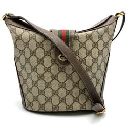 GUCCI Gucci Sherry Line Shoulder Bag Old GG Supreme Canvas Brown 904 02 081 Women's