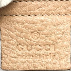 GUCCI 336032 Handbag, Limited Edition 50th Anniversary Small Shopper, Bamboo Leather, Beige, Women's