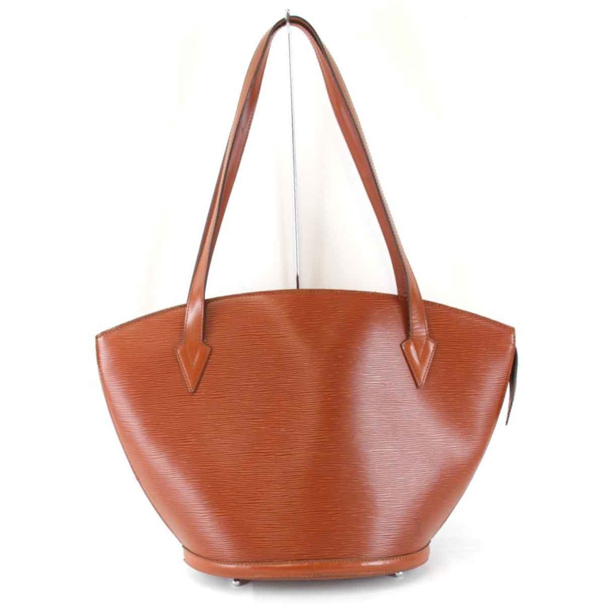 LOUIS VUITTON Saint Jacques M52263 Tote Bag Epi Leather Brown Women's