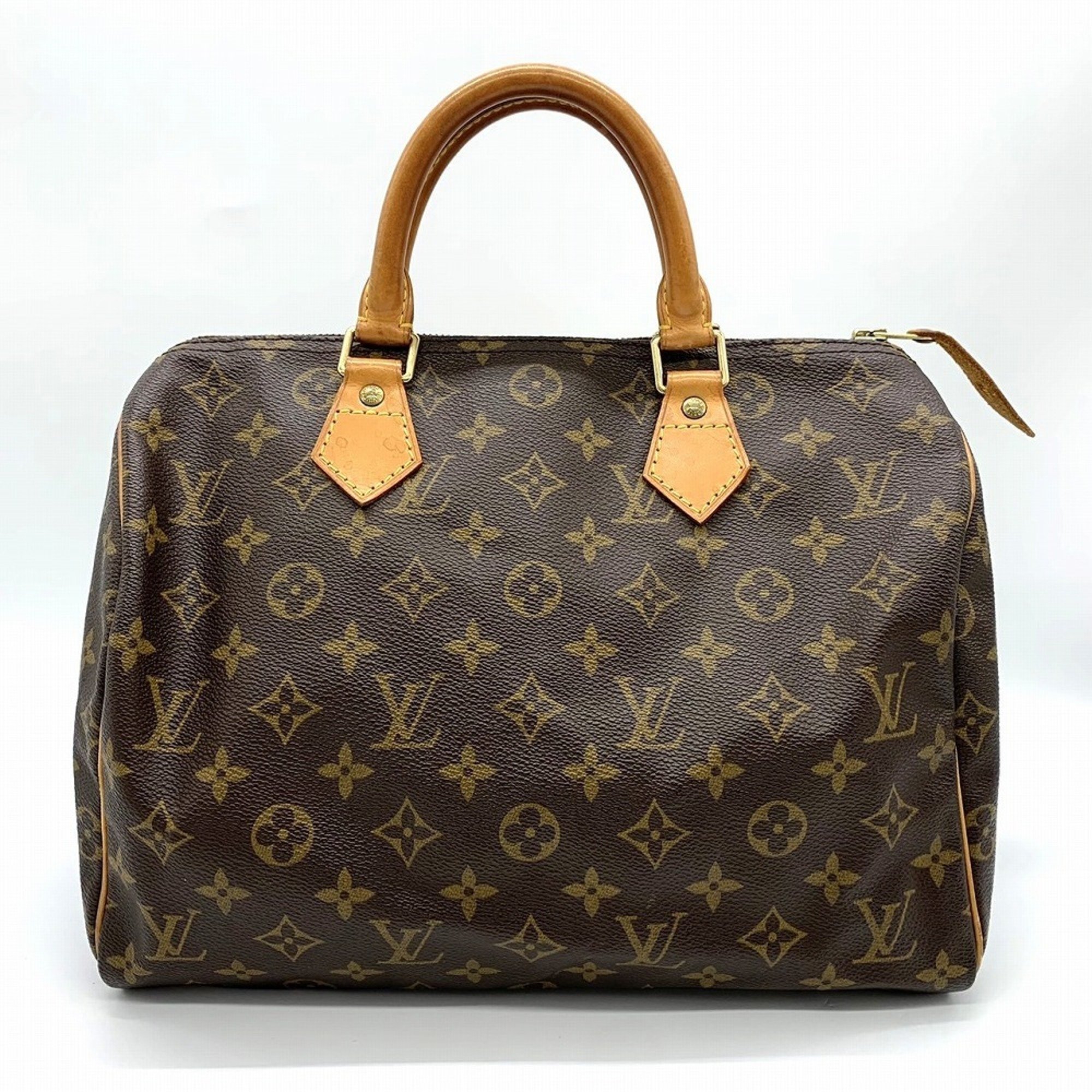 LOUIS VUITTON Louis Vuitton Speedy 30 (old) handbag Monogram canvas Brown M41526 Women's