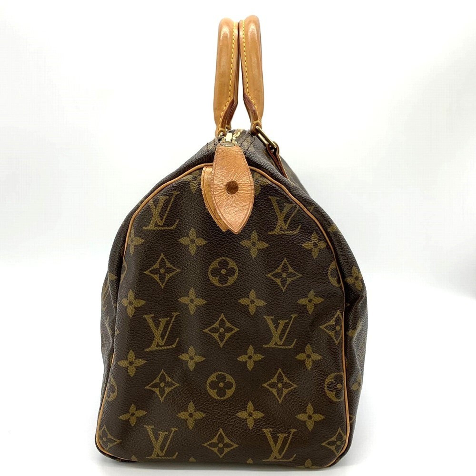 LOUIS VUITTON Louis Vuitton Speedy 30 (old) handbag Monogram canvas Brown M41526 Women's