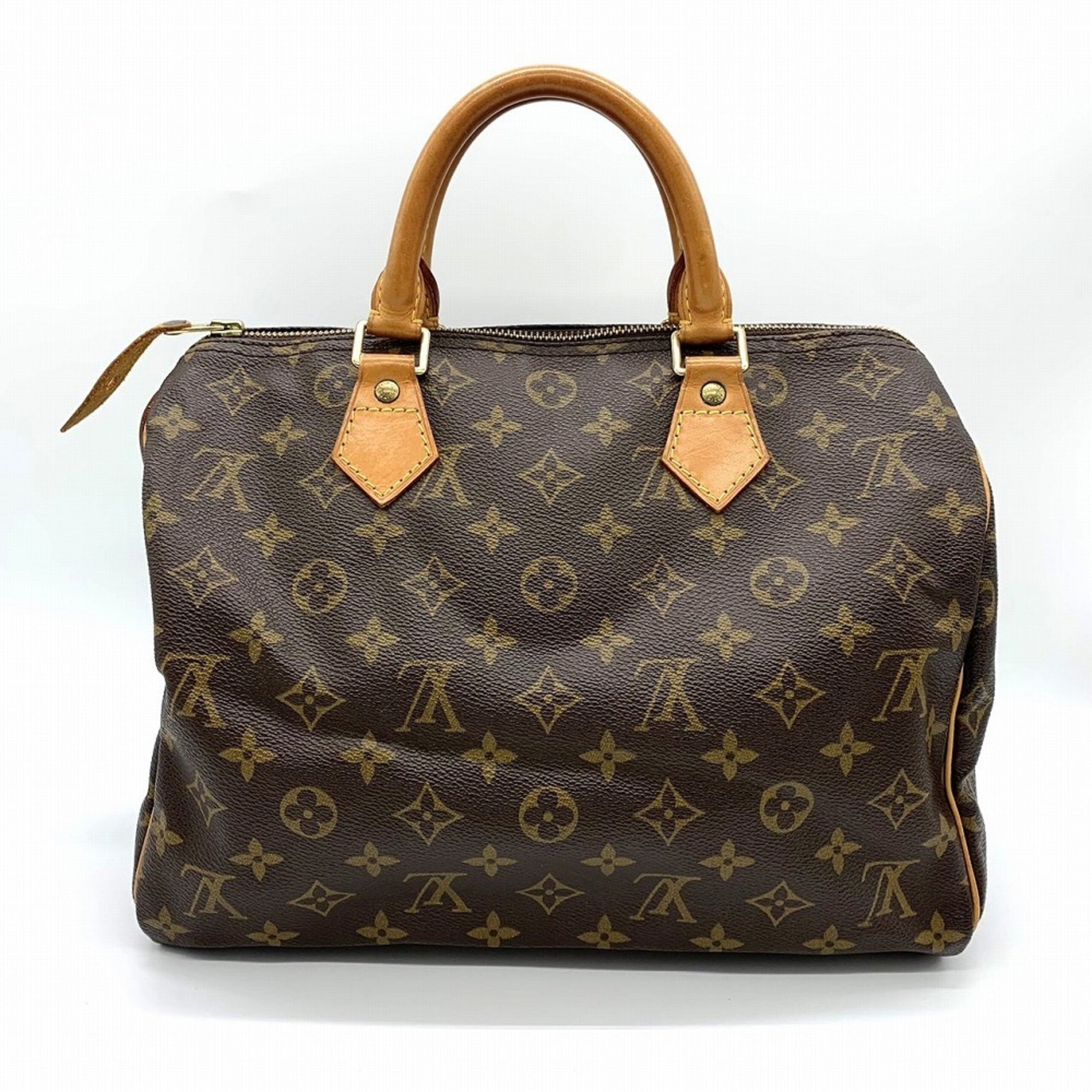 LOUIS VUITTON Louis Vuitton Speedy 30 (old) handbag Monogram canvas Brown M41526 Women's