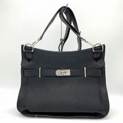 HERMES Hermes Gypsiere 28 Shoulder Bag Taurillon Clemence Black Women's