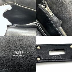 HERMES Hermes Gypsiere 28 Shoulder Bag Taurillon Clemence Black Women's