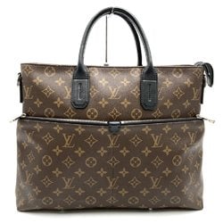 LOUIS VUITTON M61288 Monogram Macassar 7DW Tote Bag Canvas Brown Men's Women's