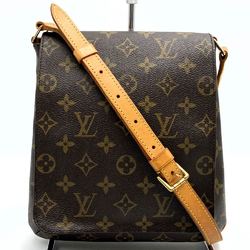 LOUIS VUITTON M51258 Musette Salsa Short Shoulder Bag Brown Monogram Canvas Women's