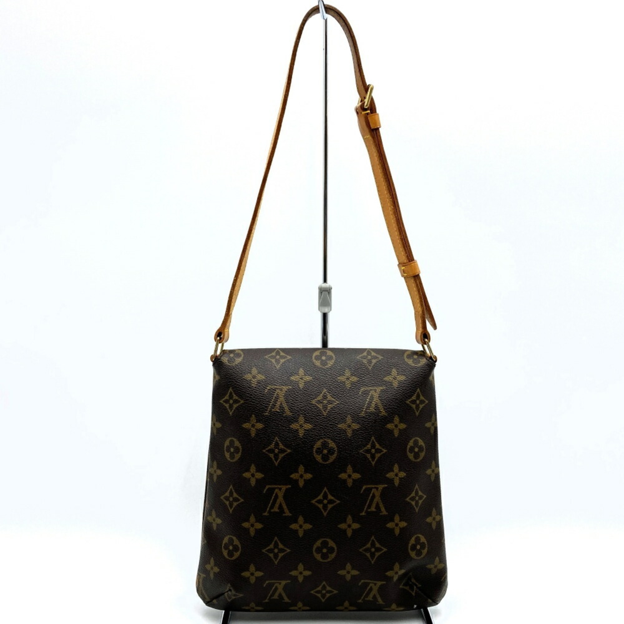 LOUIS VUITTON M51258 Musette Salsa Short Shoulder Bag Brown Monogram Canvas Women's