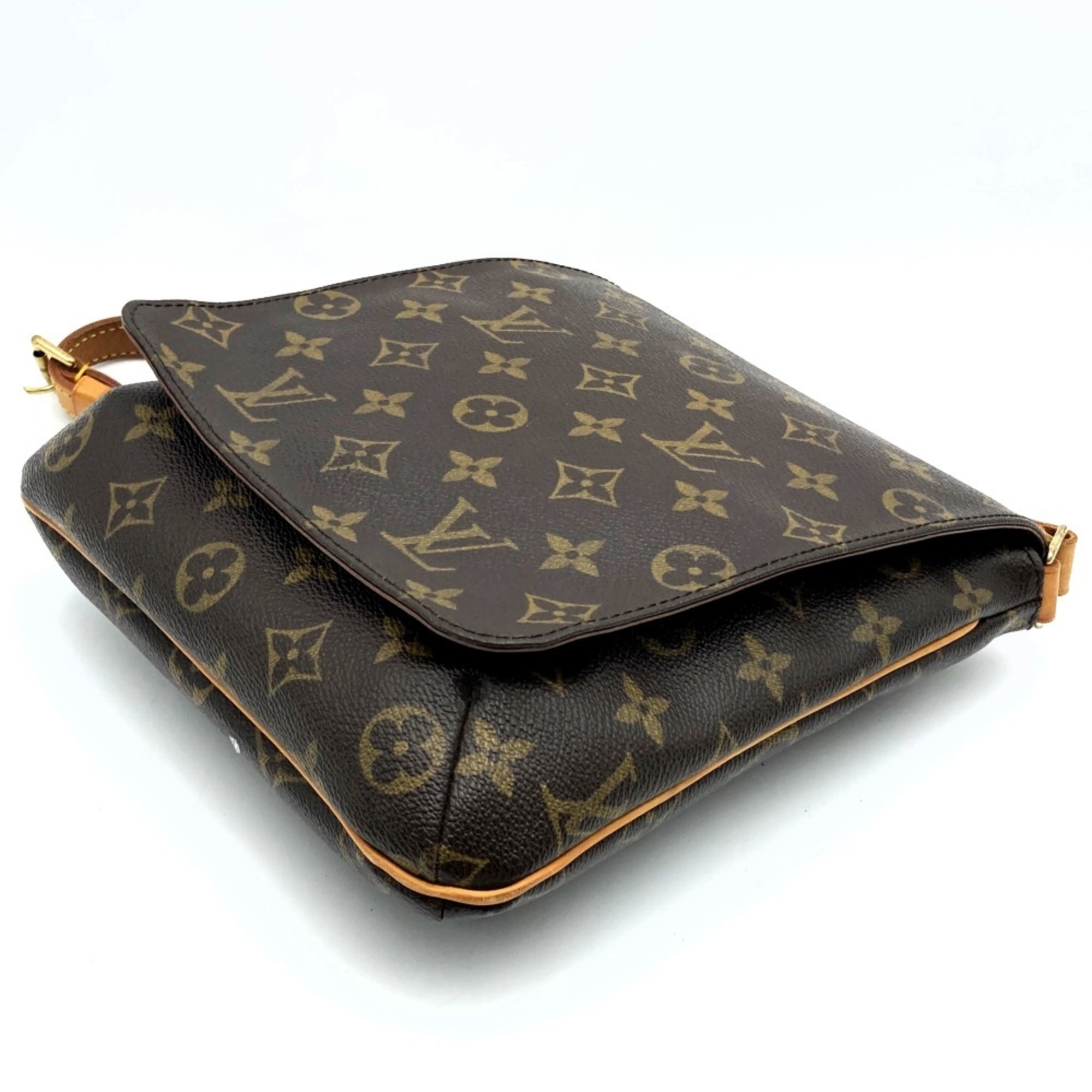 LOUIS VUITTON M51258 Musette Salsa Short Shoulder Bag Brown Monogram Canvas Women's