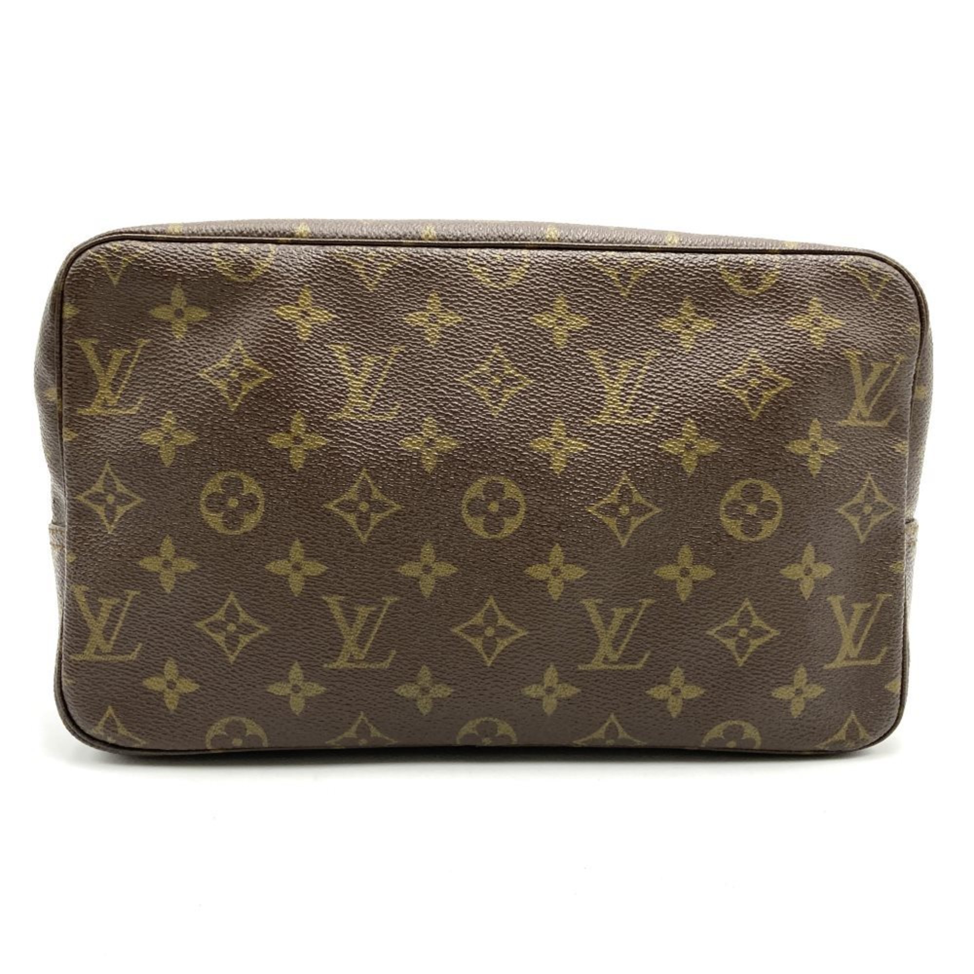 LOUIS VUITTON Louis Vuitton True Toilette 28 Pouch Monogram Canvas Brown M47522 Women's ITTA1DFOVAI0