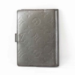 LOUIS VUITTON Louis Vuitton Agenda PM R20932 Notebook Cover Monogram Matte Grey Women's