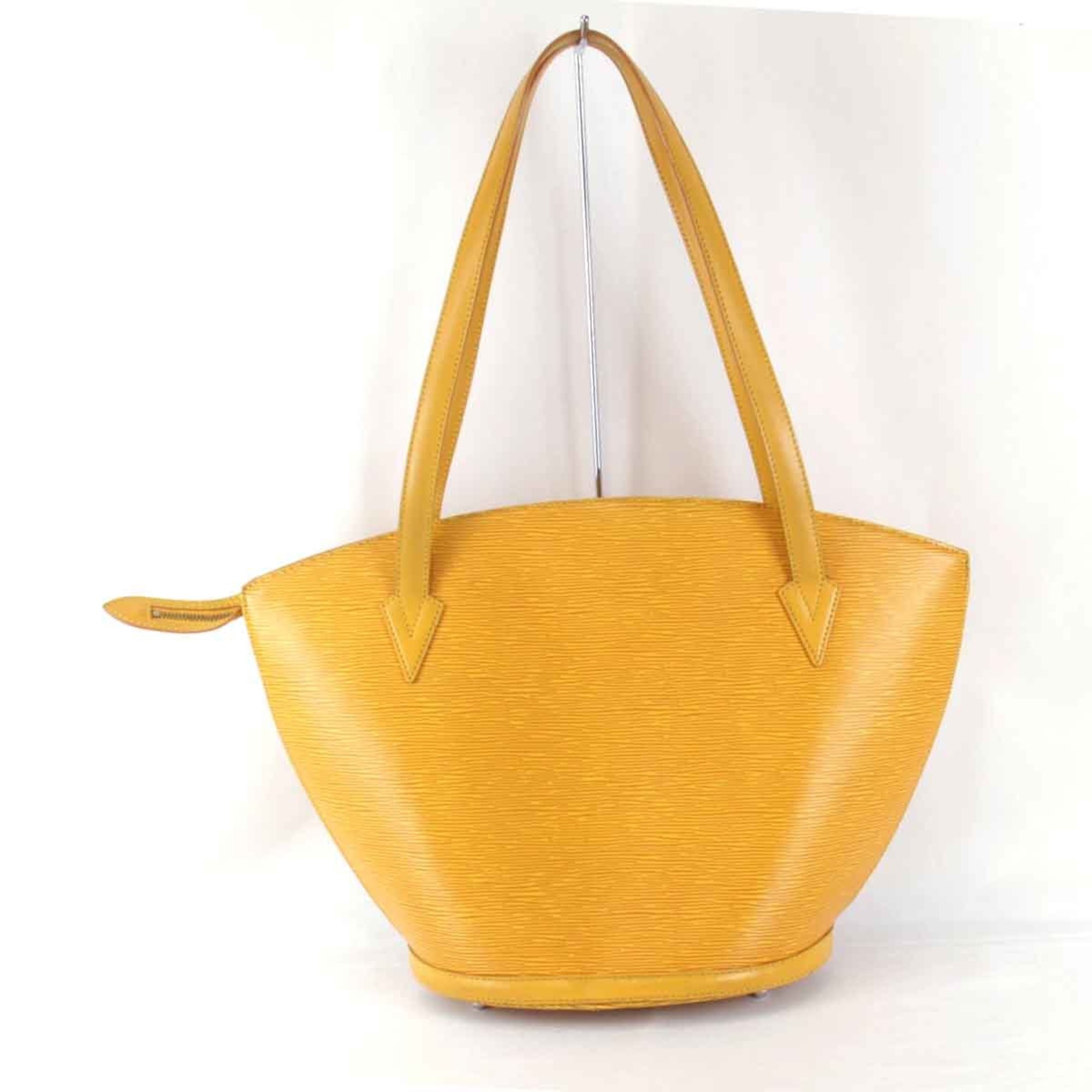 LOUIS VUITTON Saint Jacques Tote Bag Epi Leather Yellow Women's