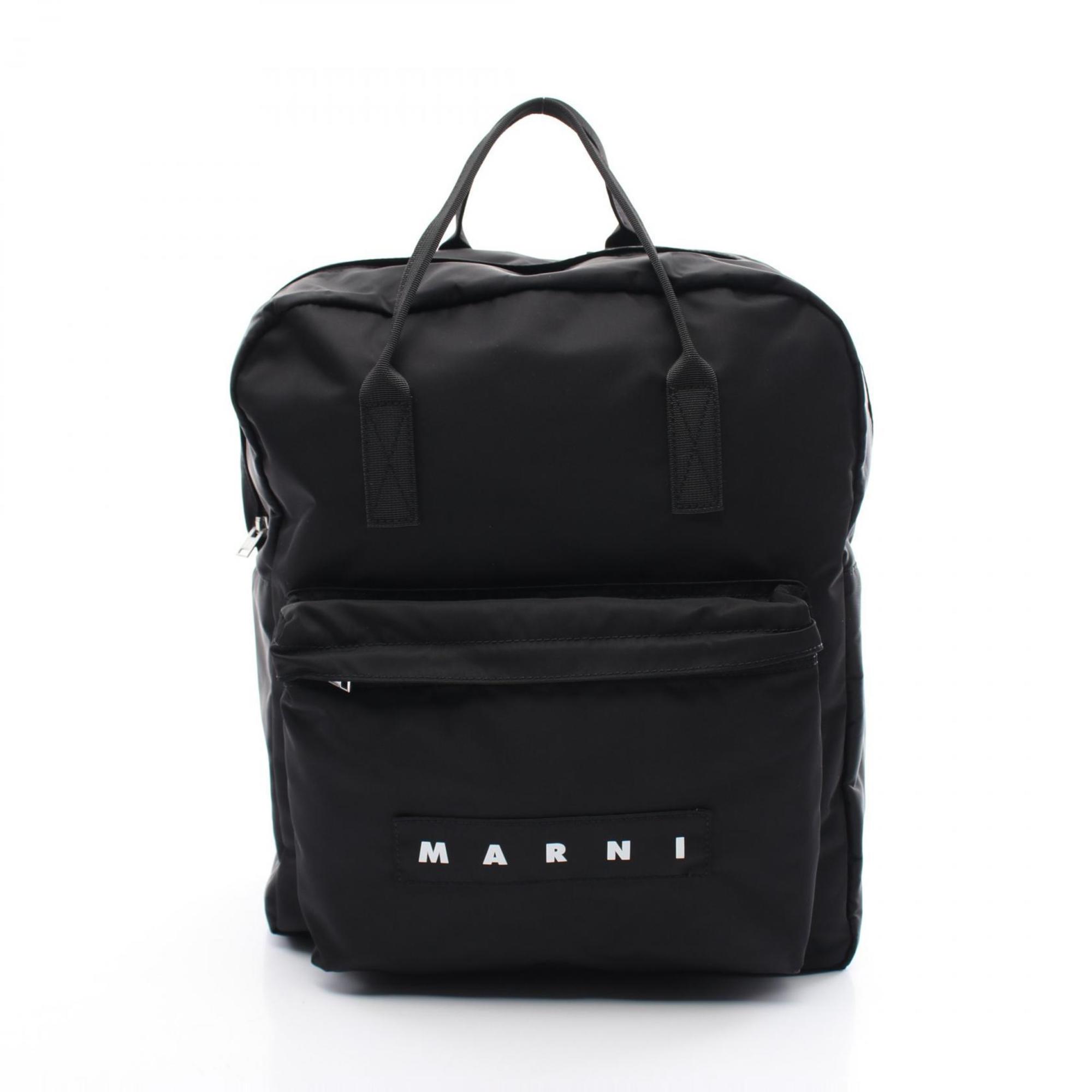 MARNI Backpack, Nylon, Women's, Black, M01159-M00SM-0M900