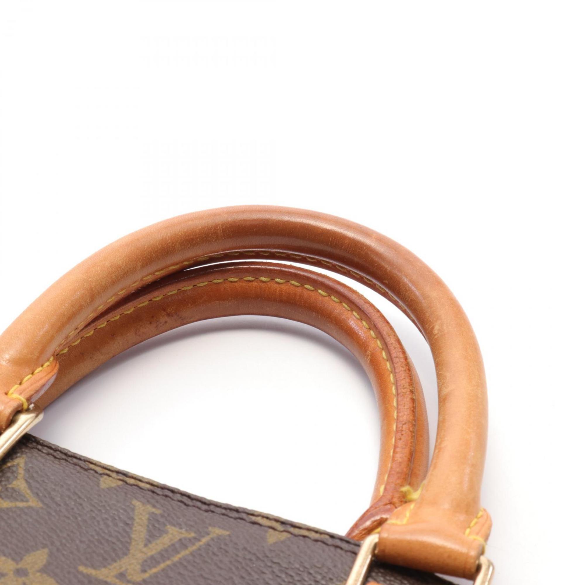 Louis Vuitton Alma PM Handbag Bag Coated Canvas Leather Monogram Women's Brown M51130