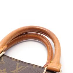 Louis Vuitton Alma PM Handbag Bag Coated Canvas Leather Monogram Women's Brown M51130