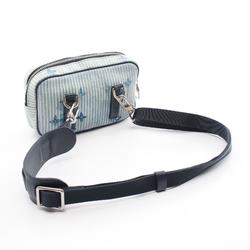 LOUIS VUITTON Outdoor Pochette Hickory Stripe Watercolor Summer Collection Waist Bag Body Canvas Leather Men's Blue Navy M80462