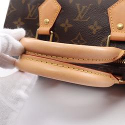 Louis Vuitton Speedy 25 Handbag Bag Coated Canvas Leather Monogram Women's Brown M41109