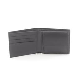 BOTTEGA VENETA Maxi Intrecciato Bi-fold Wallet Leather Men's Black 649605V47V18803